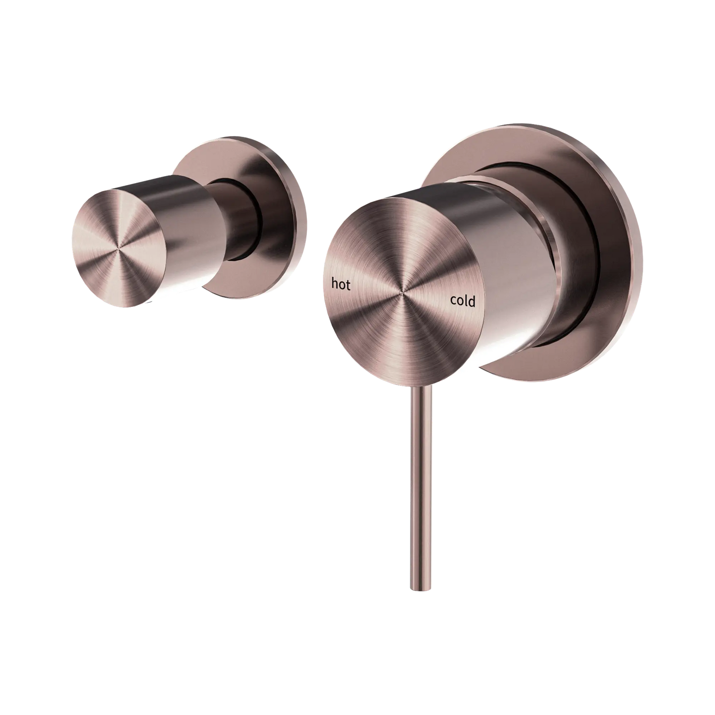 Mecca Shower Mixer With Horizontal 2 Way Diverter Brushed Bronze