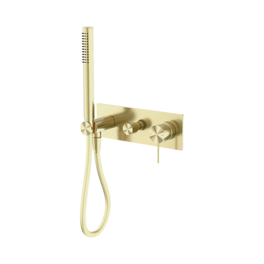 Mecca Shower Mixer Diverter System Brushed Gold