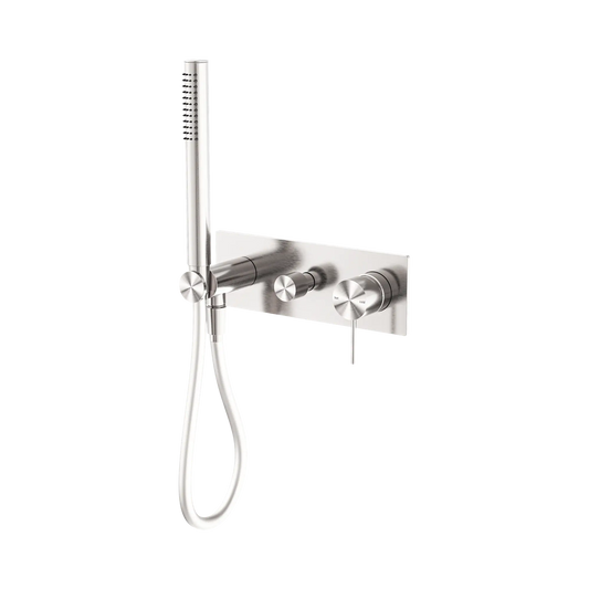Mecca Shower Mixer Diverter System Brushed Nickel