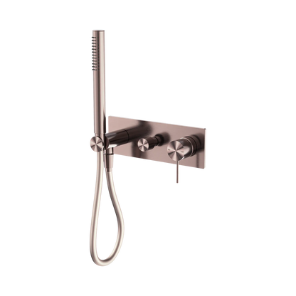 Mecca Shower Mixer Diverter System Brushed Bronze