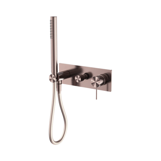 Mecca Shower Mixer Diverter System Brushed Bronze