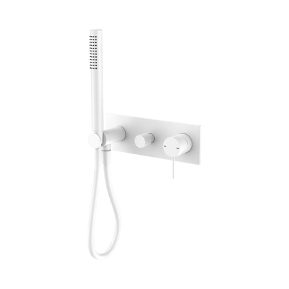 Mecca Shower Mixer Diverter System Matte White