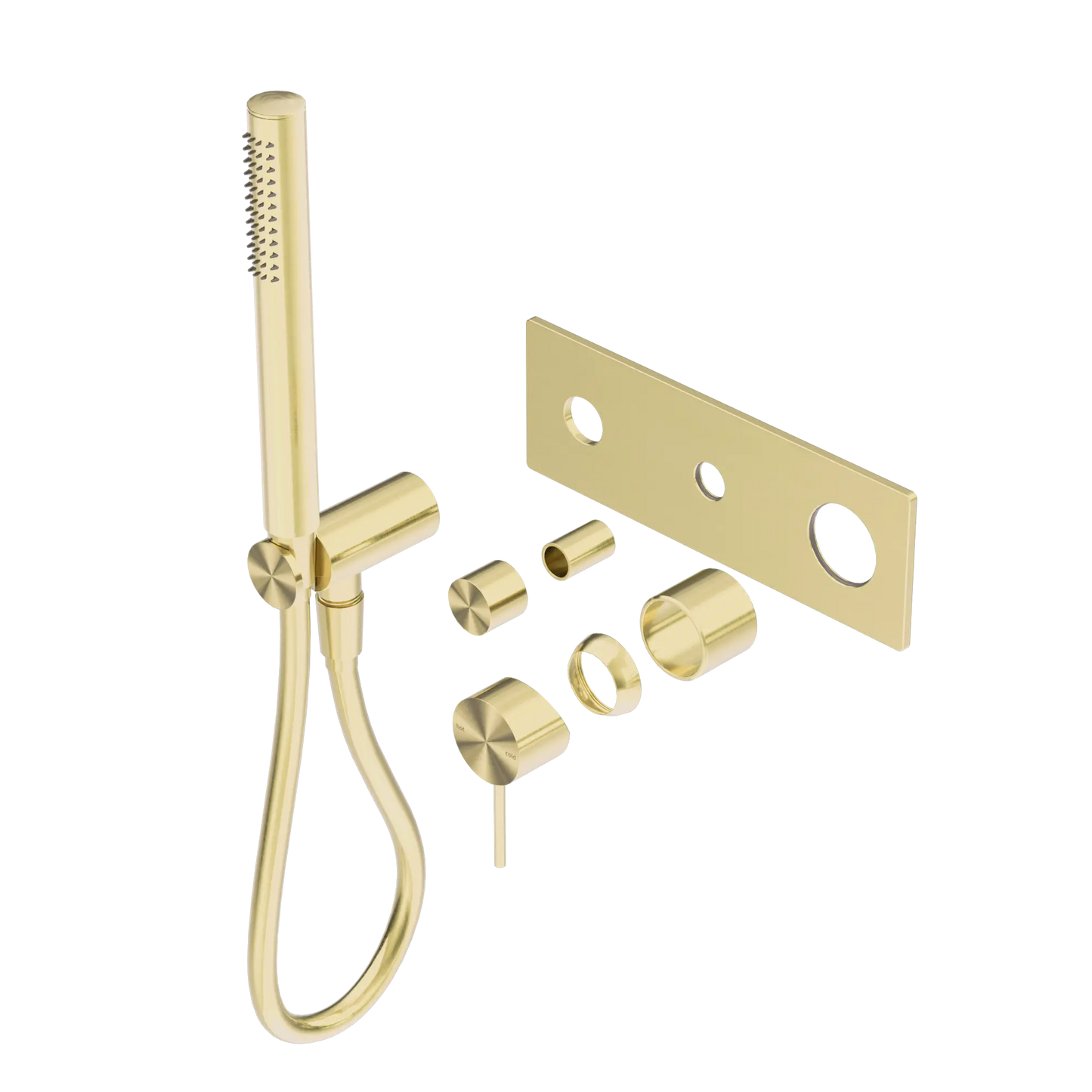 Mecca Shower Mixer Diverter System Trim Kits Only Brushed Gold
