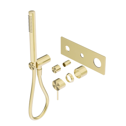 Mecca Shower Mixer Diverter System Trim Kits Only Brushed Gold