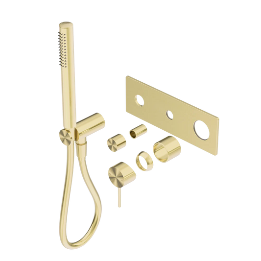 Mecca Shower Mixer Diverter System Trim Kits Only Brushed Gold