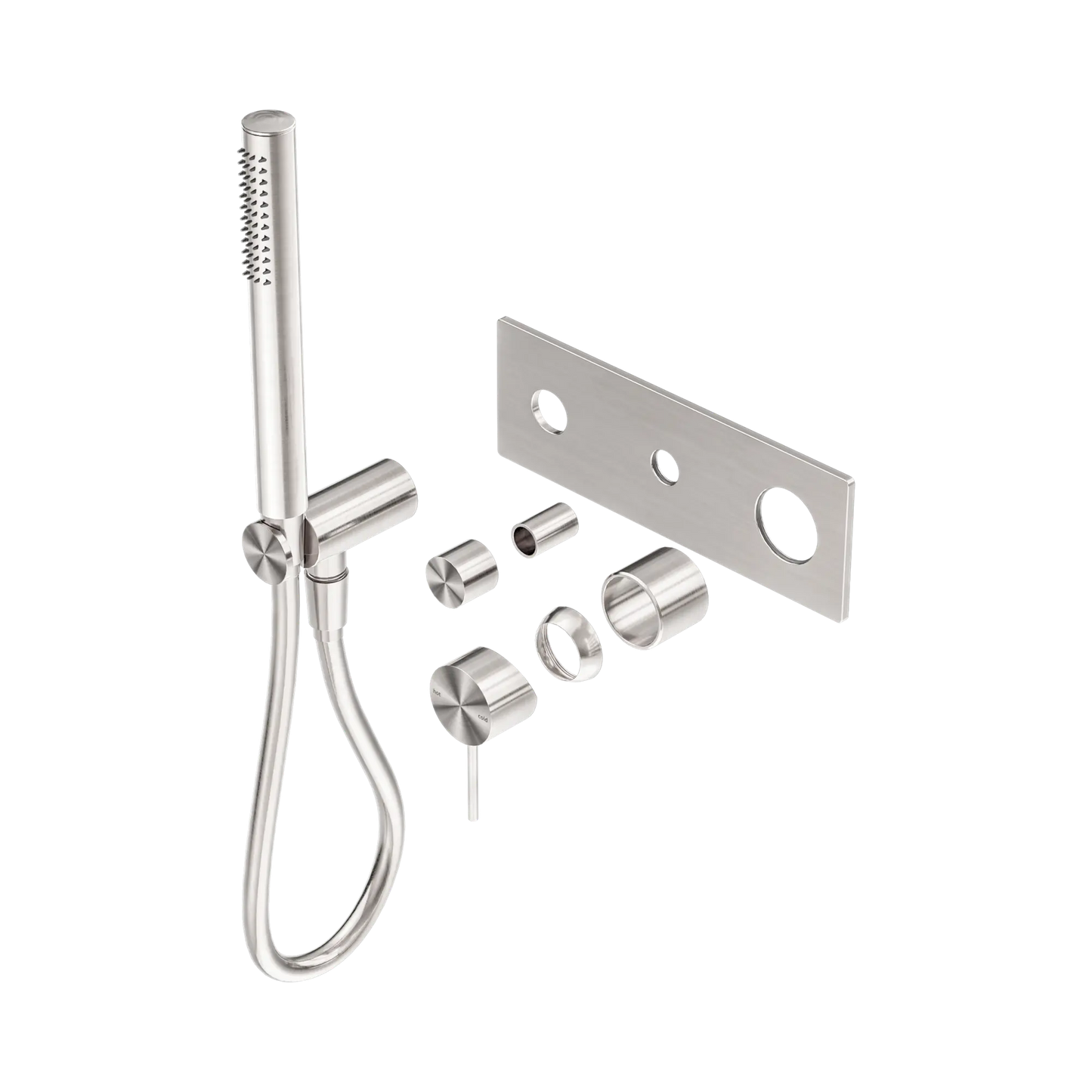 Mecca Shower Mixer Diverter System Trim Kits Only Brushed Nickel