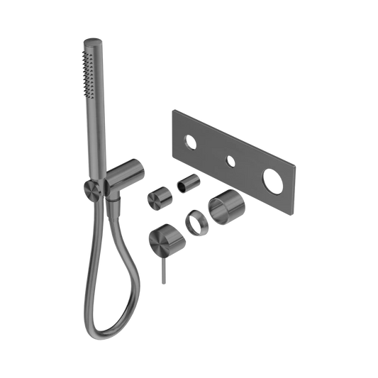 Mecca Shower Mixer Diverter System Trim Kits Only Gun Metal