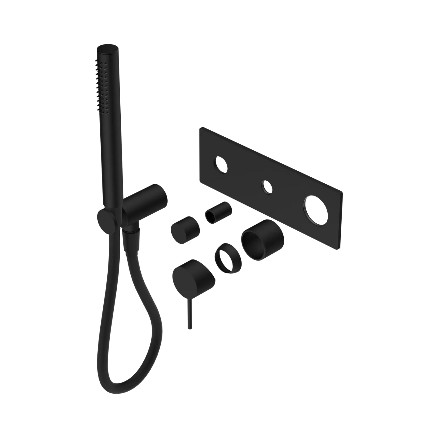 Mecca Shower Mixer Diverter System Trim Kits Only Matte Black