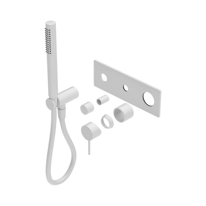 Mecca Shower Mixer Diverter System Trim Kits Only Matte White