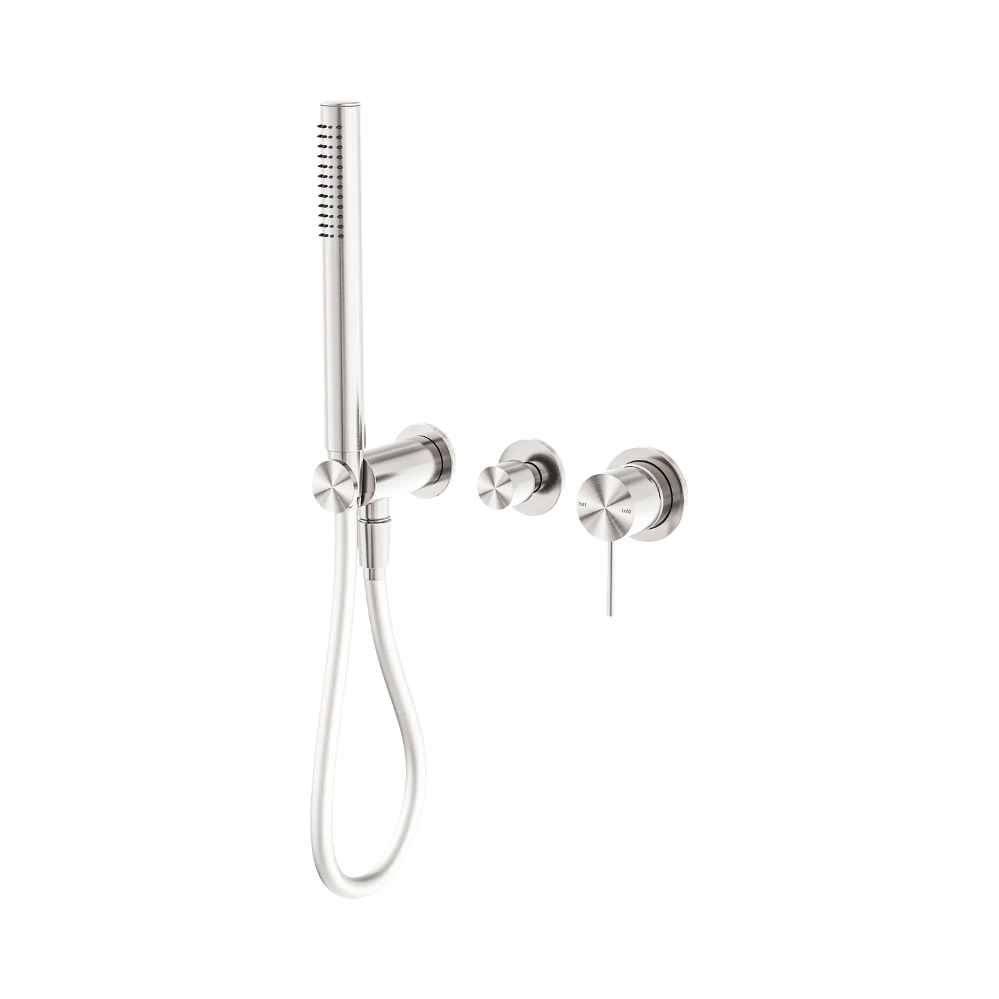 Mecca Shower Mixer Diverter System Separate Back Plate Brushed Nickel