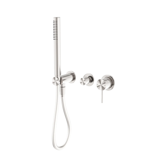 Mecca Shower Mixer Diverter System Separate Back Plate Brushed Nickel