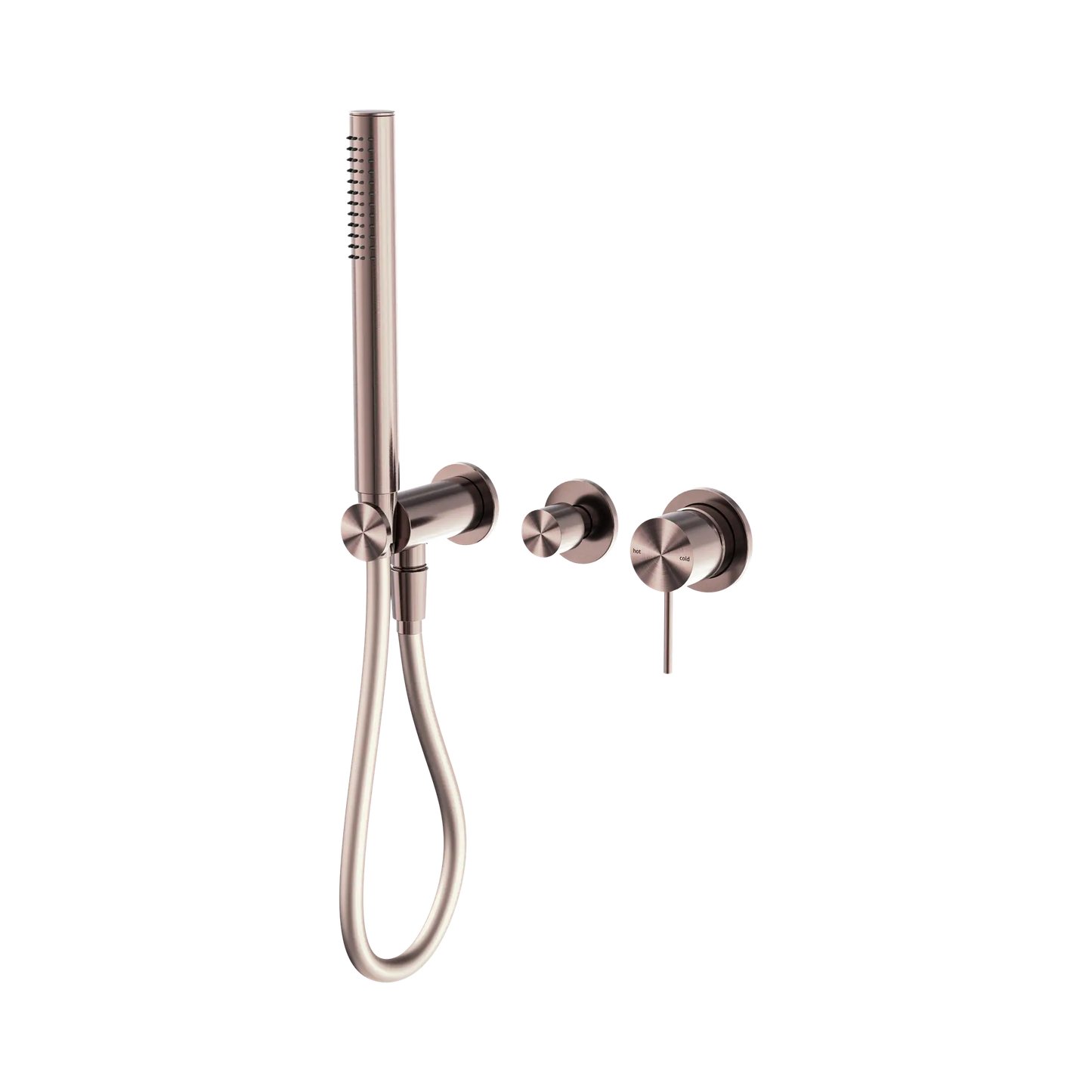 Mecca Shower Mixer Diverter System Separate Back Plate Brushed Bronze