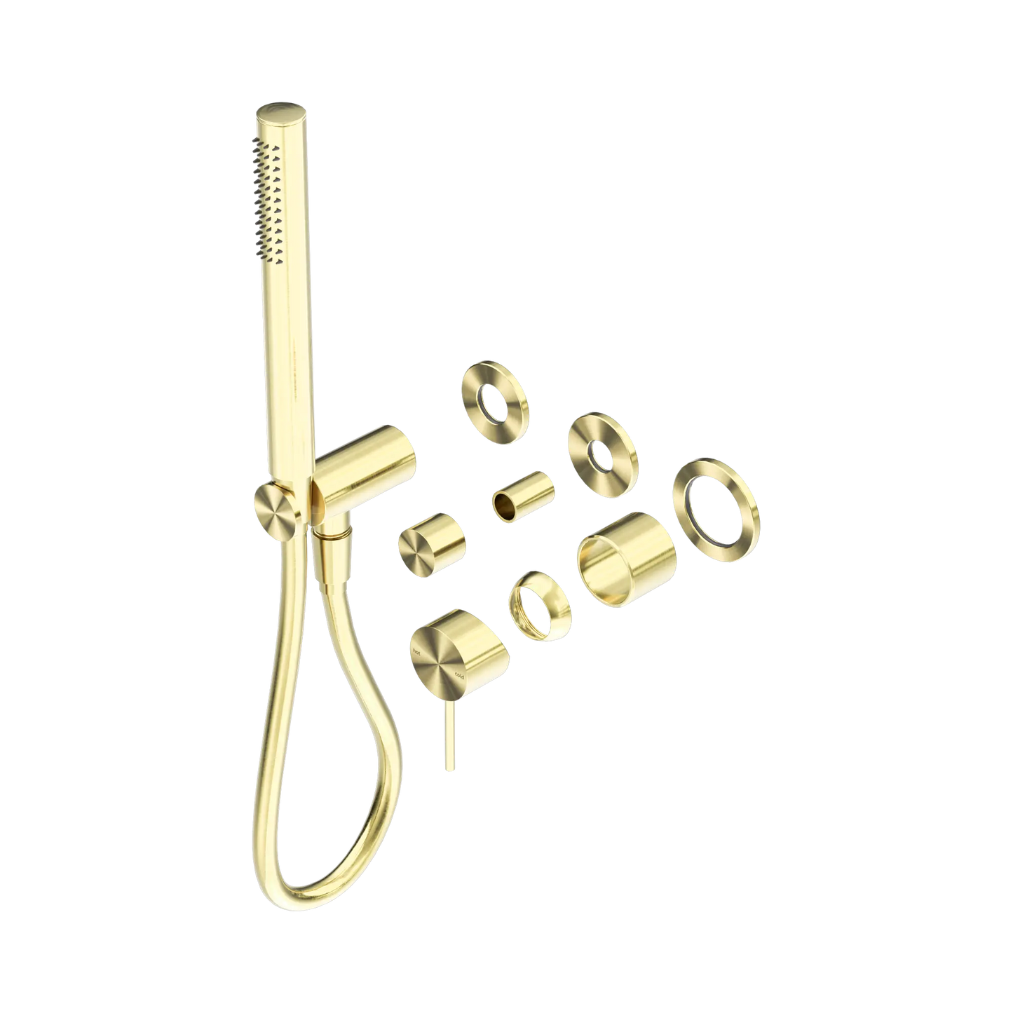 Mecca Shower Mixer Diverter System Separate Back Plate Trim Kits Only Brushed Gold
