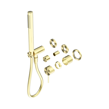 Mecca Shower Mixer Diverter System Separate Back Plate Trim Kits Only Brushed Gold