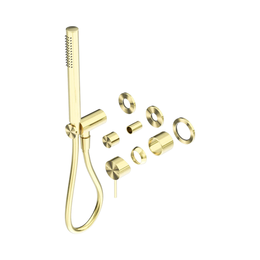 Mecca Shower Mixer Diverter System Separate Back Plate Trim Kits Only Brushed Gold