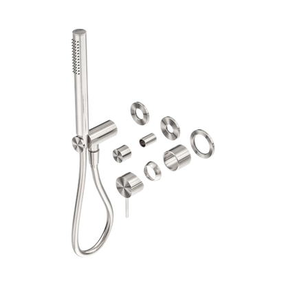 Mecca Shower Mixer Diverter System Separate Back Plate Trim Kits Only Brushed Nickel