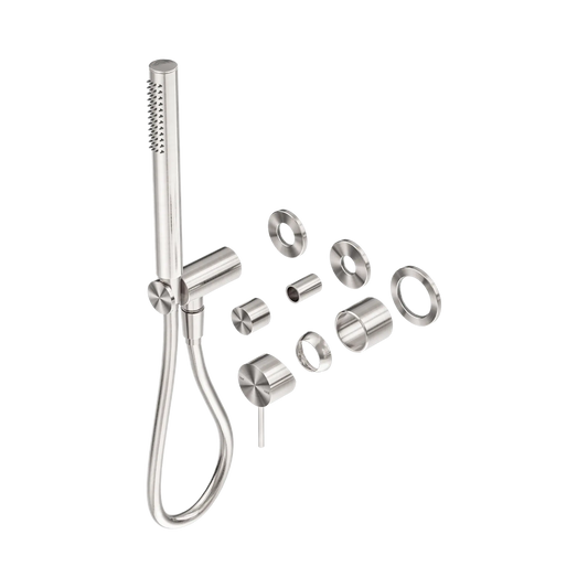Mecca Shower Mixer Diverter System Separate Back Plate Trim Kits Only Brushed Nickel