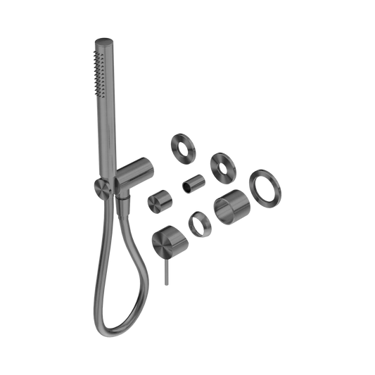 Mecca Shower Mixer Diverter System Separate Back Plate Trim Kits Only Gun Metal