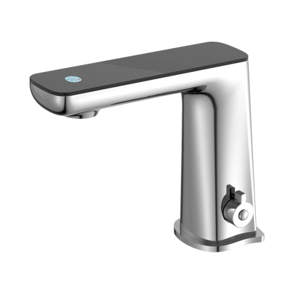 Claudia Sensor Mixer With Black Top Display Chrome