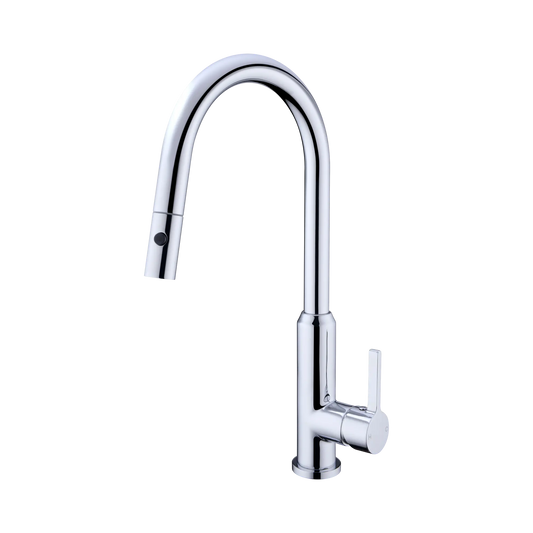 Pearl Pull Out Sink Mixer With Vegie Spray Function Chrome