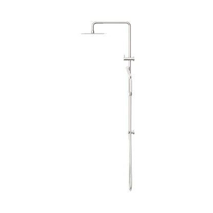 Square Project Twin Shower Brushed Nickel