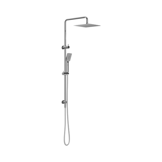 Square Project Twin Shower Chrome