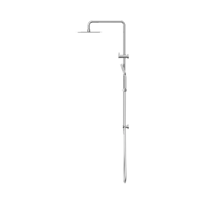 Square Project Twin Shower Chrome