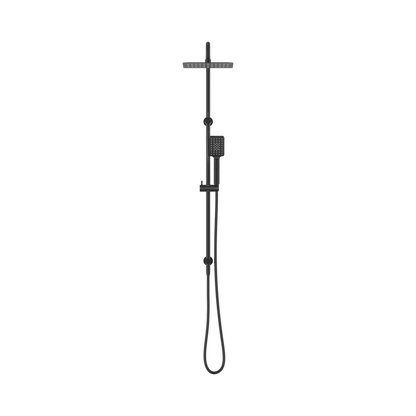 Square Project Twin Shower Matte Black