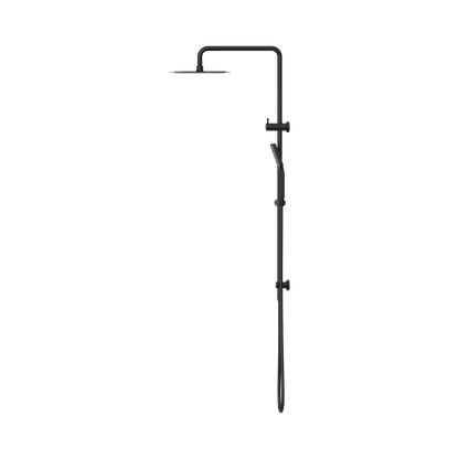 Square Project Twin Shower Matte Black