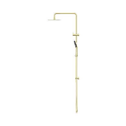 Round Project Twin Shower 4 Star Rating Brushed Gold