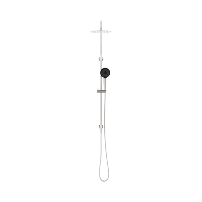 Round Project Twin Shower 4 Star Rating Brushed Nickel