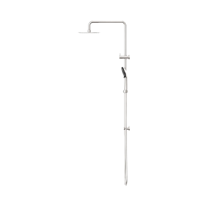 Round Project Twin Shower 4 Star Rating Brushed Nickel