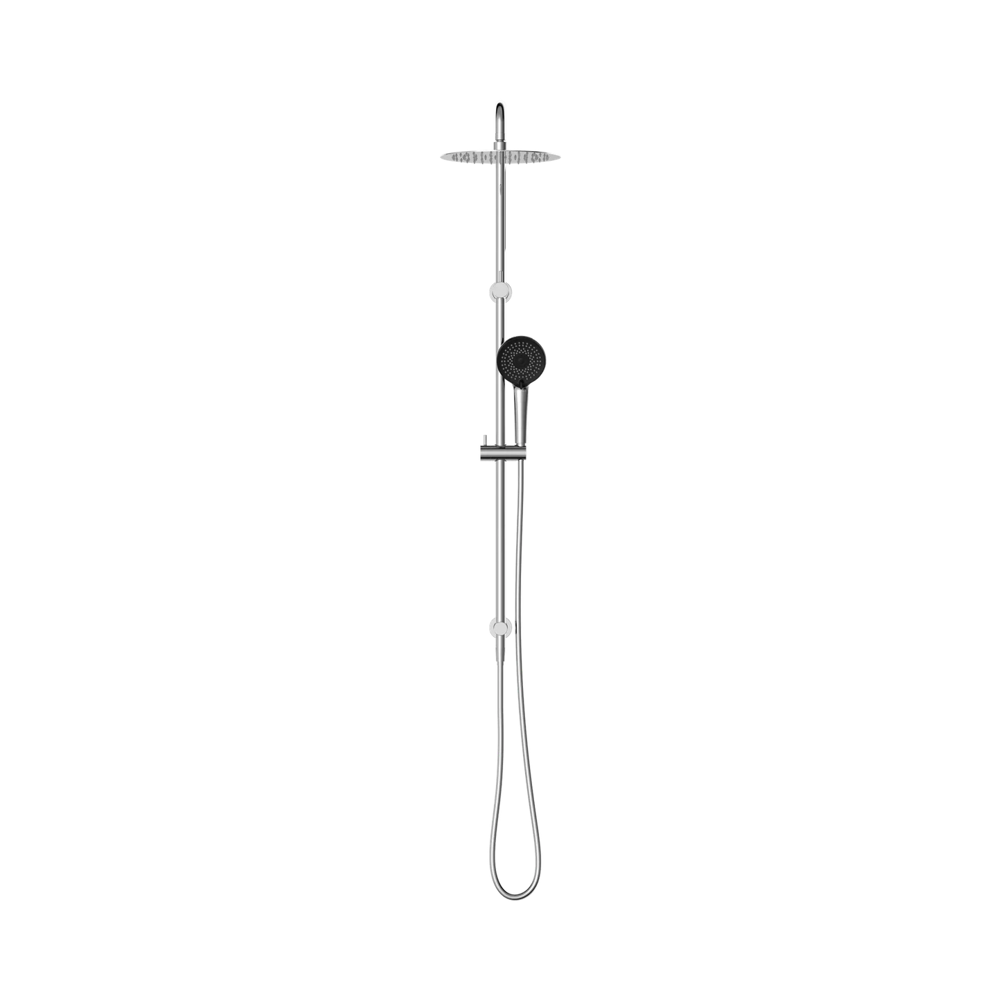 Round Project Twin Shower 4 Star Rating Chrome