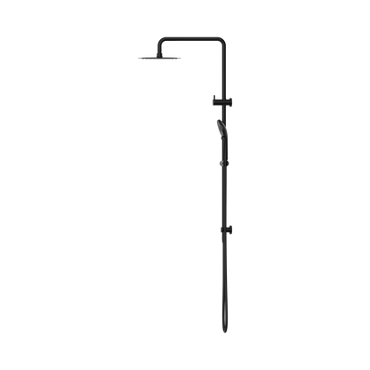 Round Project Twin Shower 4 Star Rating Matte Black