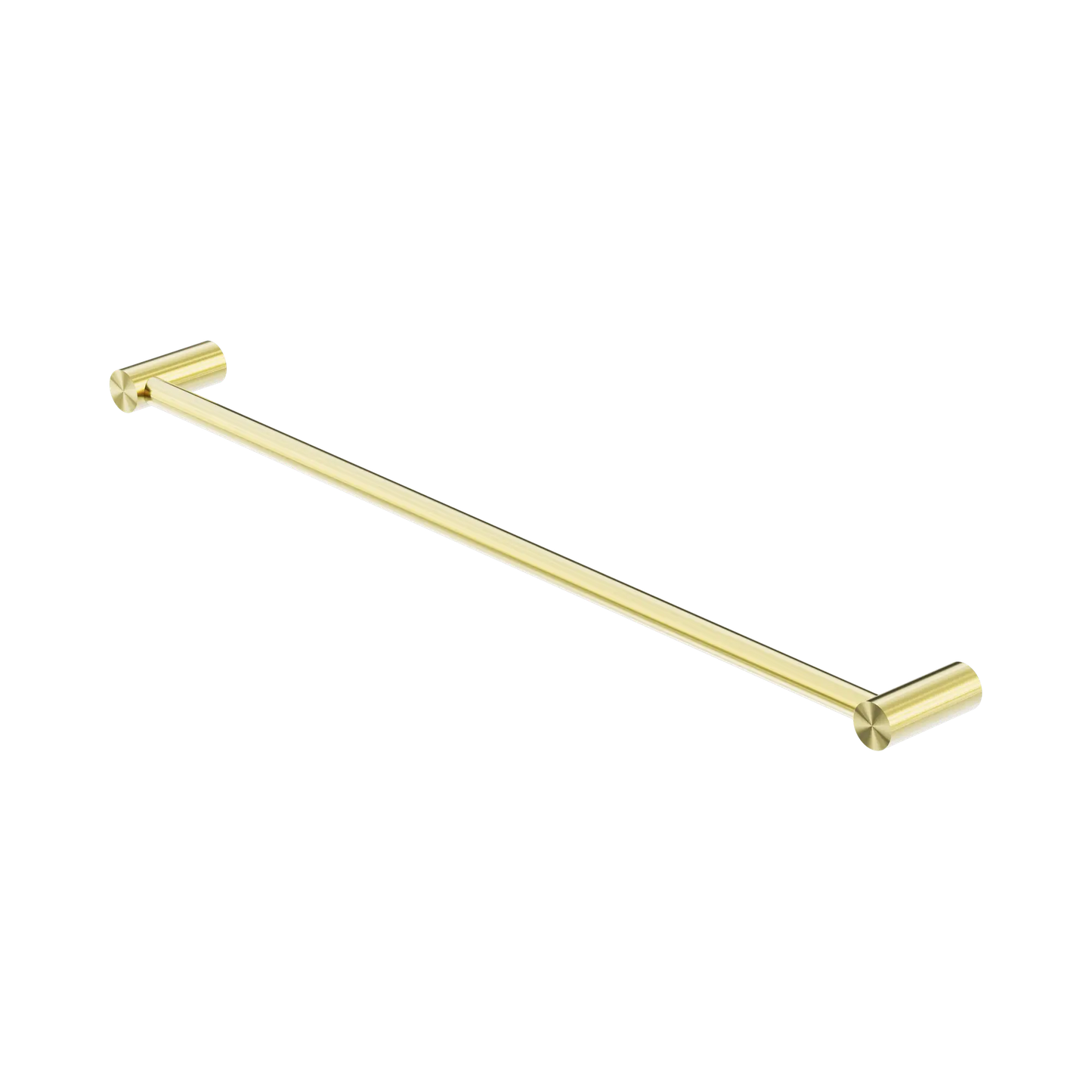 New Mecca Single Towel Rail 600mm Brushed Gold
