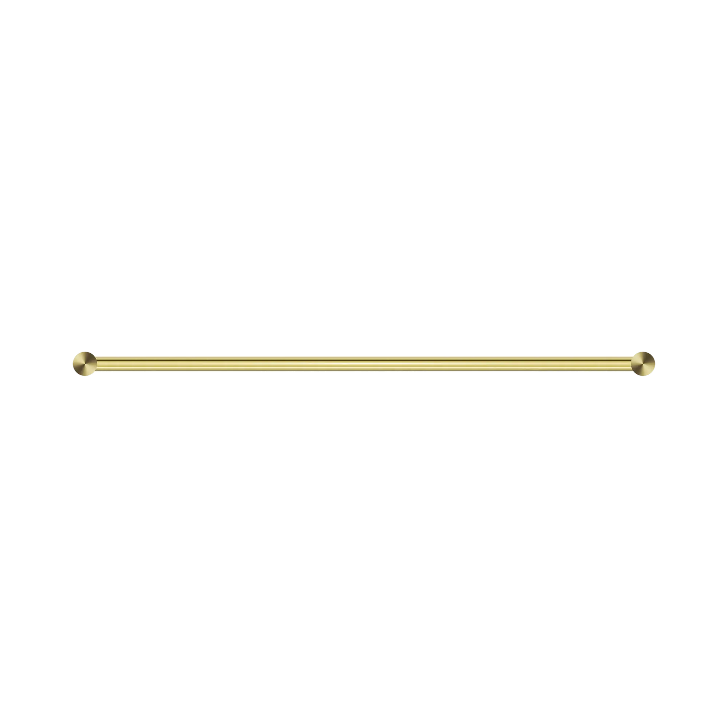 New Mecca Single Towel Rail 600mm Brushed Gold