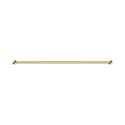 New Mecca Single Towel Rail 600mm Brushed Gold
