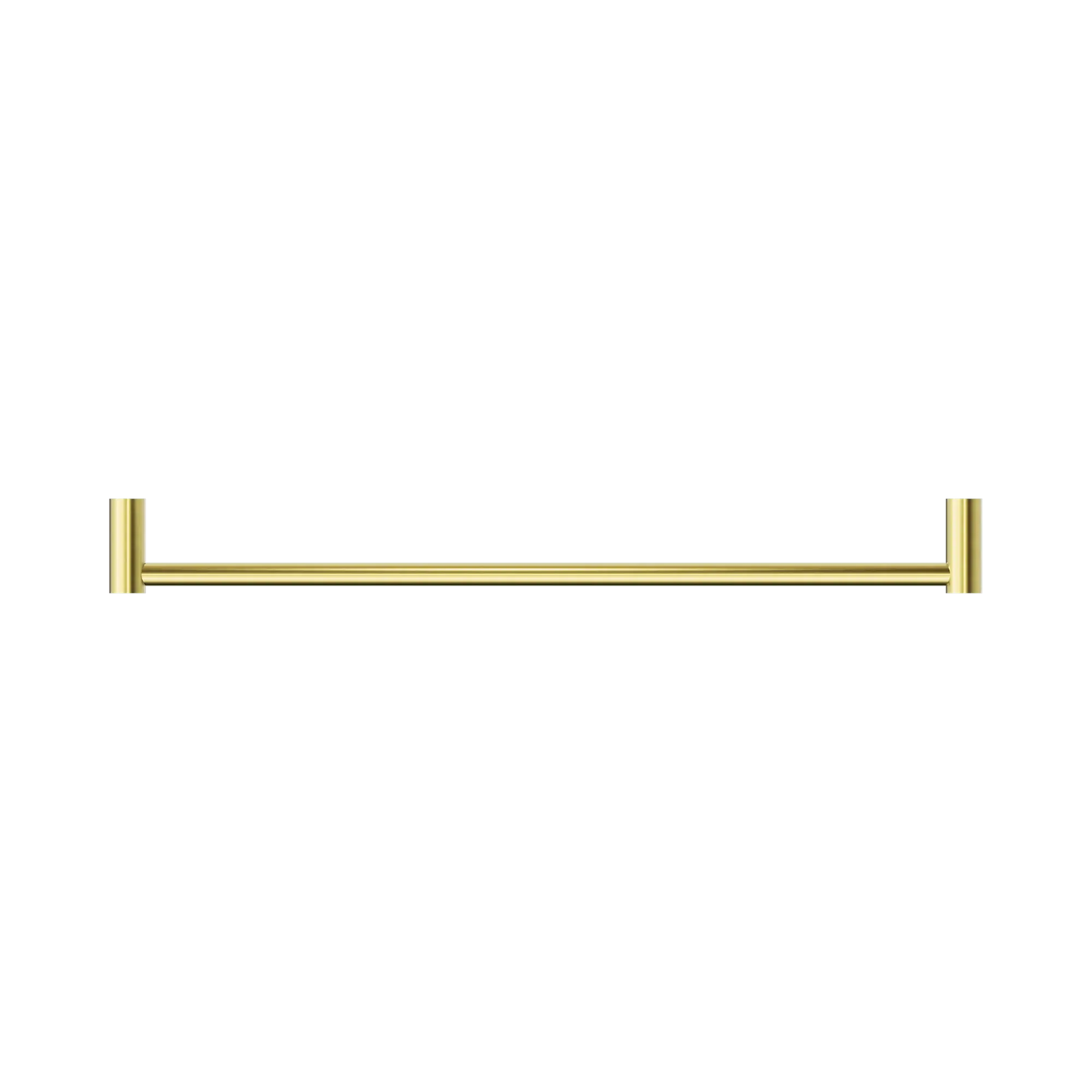 New Mecca Single Towel Rail 600mm Brushed Gold