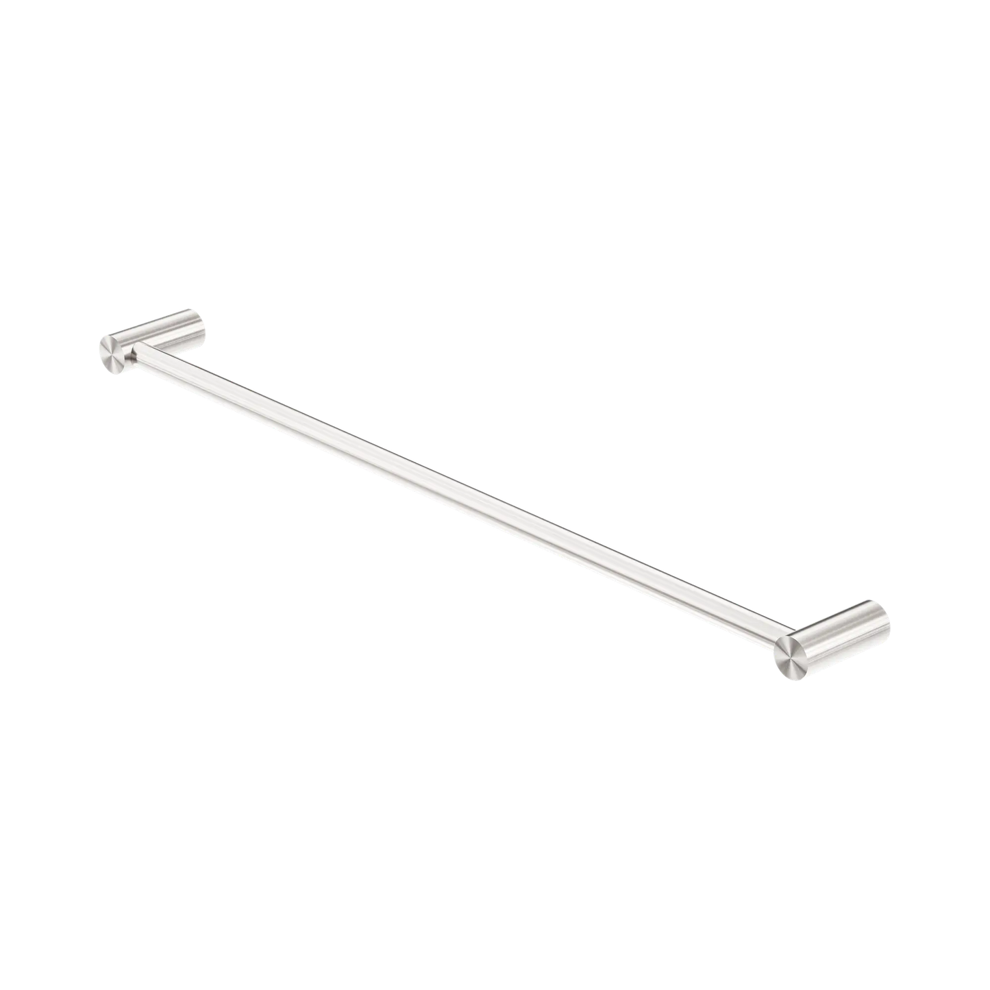 New Mecca Single Towel Rail 600mm Brushed Nickel