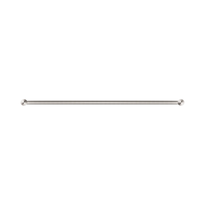 New Mecca Single Towel Rail 600mm Brushed Nickel