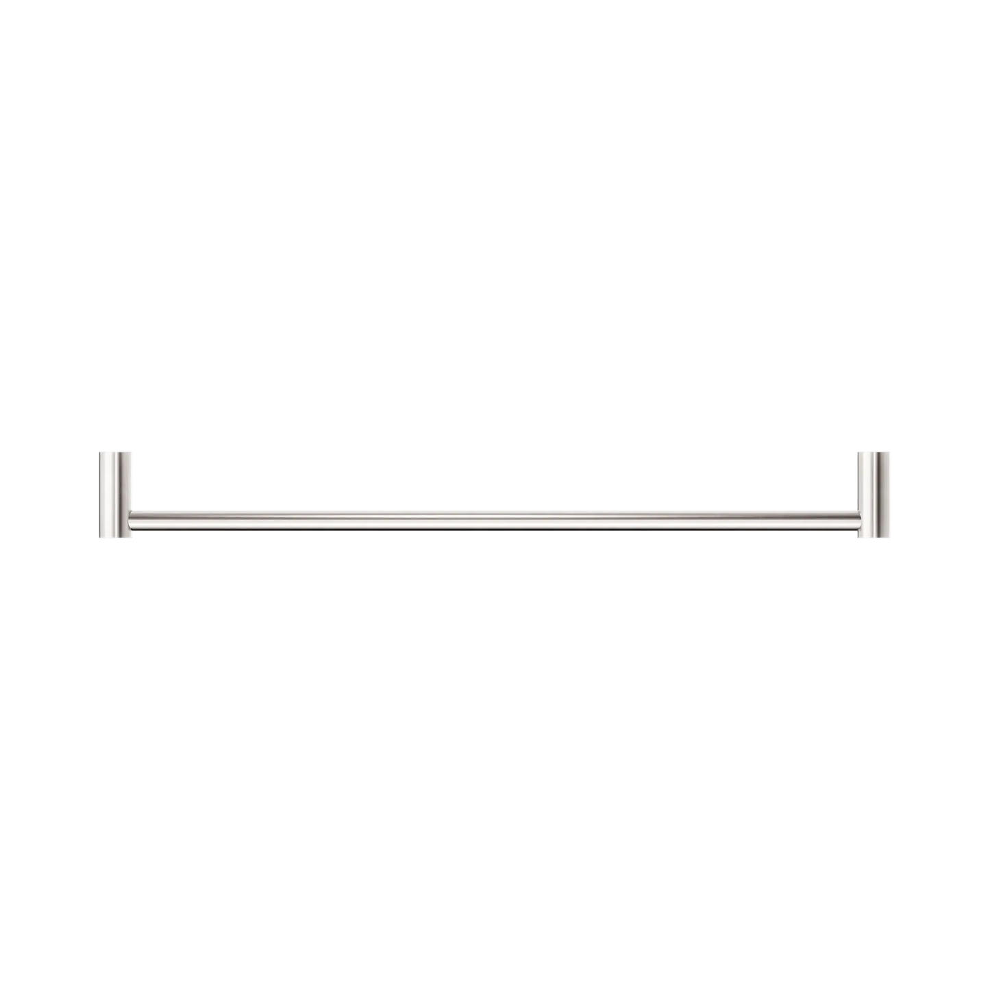 New Mecca Single Towel Rail 600mm Brushed Nickel