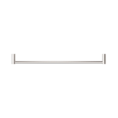 New Mecca Single Towel Rail 600mm Brushed Nickel