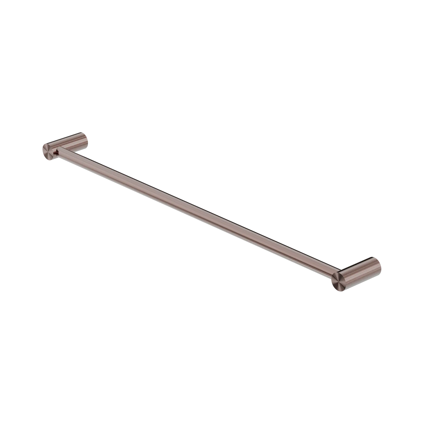 New Mecca Single Towel Rail 600mm Brushed Bronze