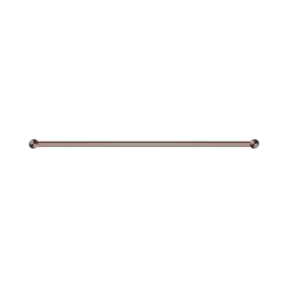 New Mecca Single Towel Rail 600mm Brushed Bronze