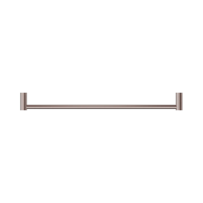 New Mecca Single Towel Rail 600mm Brushed Bronze