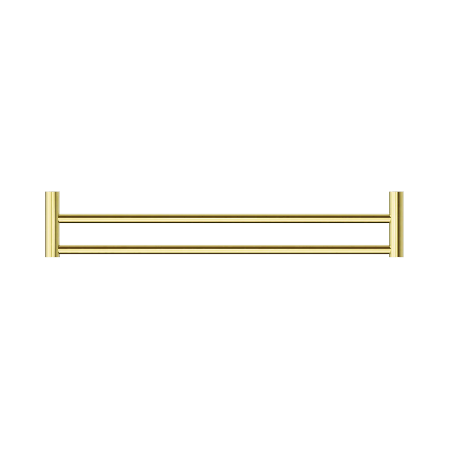 New Mecca Double Towel Rail 600mm Brushed Gold