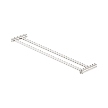New Mecca Double Towel Rail 600mm Brushed Nickel