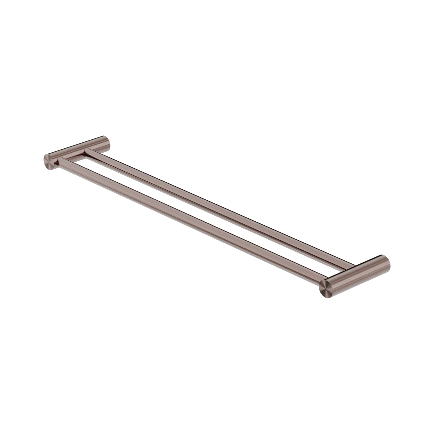 New Mecca Double Towel Rail 600mm Brushed Bronze