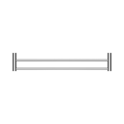 New Mecca Double Towel Rail 600mm Chrome