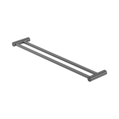 New Mecca Double Towel Rail 600mm Gun Metal